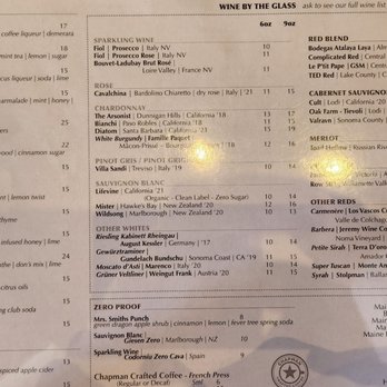 Haven Craft Kitchen + Bar - Menu - wine and cocktails - New American Near Me - Orange, California