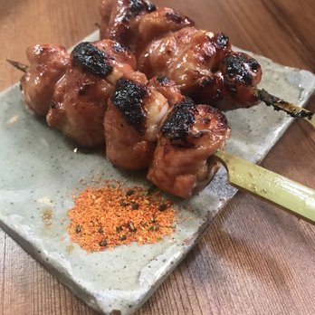 Rintaro - Skewered dark thighs with ichimi - Izakaya Near Me - San Francisco, California Rintaro - Skewered dark thighs with ichimi - Izakaya Near Me - San Francisco, California