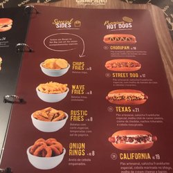 Campano Burger - Menu