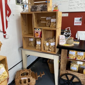 PopAKernel Popcorn - a display of popcorn in a store - Popcorn Shops Near Me - Brownsburg, Indiana PopAKernel Popcorn - a display of popcorn in a store - Popcorn Shops Near Me - Brownsburg, Indiana