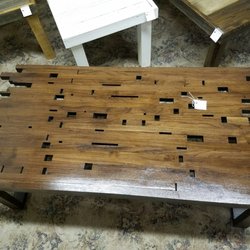 The Salisbury Emporium - Interestingly formed walnut coffee table