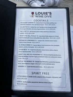 Menu photo 3 Louie's Wine Dive & Kitchen 119 Leawood, KS Menu photo 3 Louie's Wine Dive & Kitchen 119 Leawood, KS