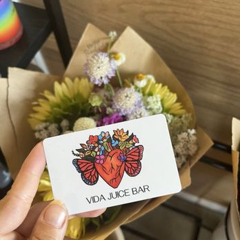 Vida Juice Bar - Gift card with logo - Juice Bars & Smoothies Near Me - Red Bluff, California Vida Juice Bar - Gift card with logo - Juice Bars & Smoothies Near Me - Red Bluff, California