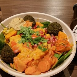 SLA - Homemade spinach falafel with beers!