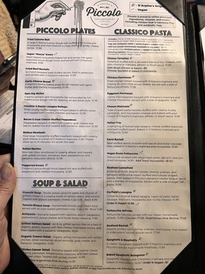 Menu photo 5 Piccolo Nixa, MO