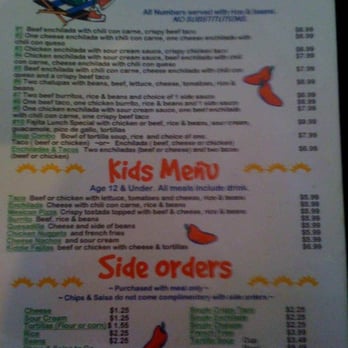 Chili Gordos Mexican Cafe - Lunch menu - Mexican Near Me - Richardson, Texas