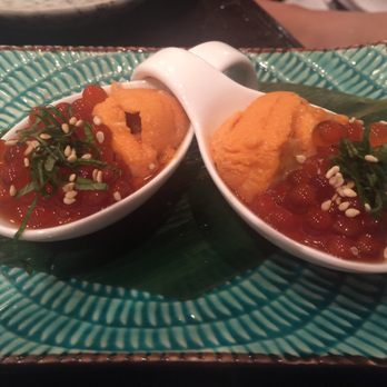 Kiraku - Yuba, homemade tofu skin, ikura, and uni. Mmmmm delicious! - Tapas/Small Plates Near Me - Berkeley, California