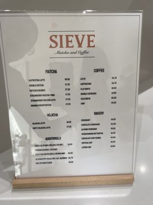 Sieve Cafe: Matcha & Coffee by null
