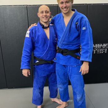 AP Training Center FL - Will and Sensei Cedric. Will just earned his Black Belt! Congratulations - Martial Arts Near Me - Fort Lauderdale, Florida
