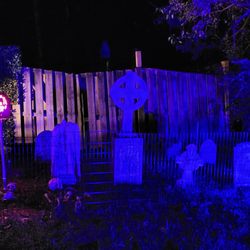 Creepy Nights on Calamo - Back right section of graveyard 2025