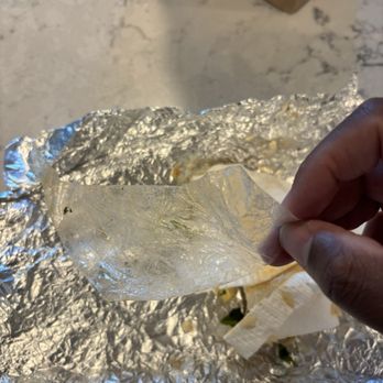Chipotle Mexican Grill - Plastic wrapping from inside of burrito - Mexican Near Me - Greenville, Texas