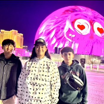 Sphere - w/ my son with another SPHERE IMAGE - Stadiums & Arenas Near Me - Las Vegas, Nevada Sphere - w/ my son with another SPHERE IMAGE - Stadiums & Arenas Near Me - Las Vegas, Nevada