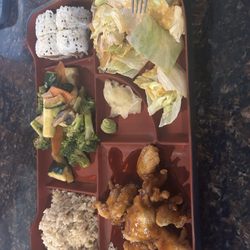 Sake Asian Cuisine Sushi & Bar - Bento Box Orange Chicken