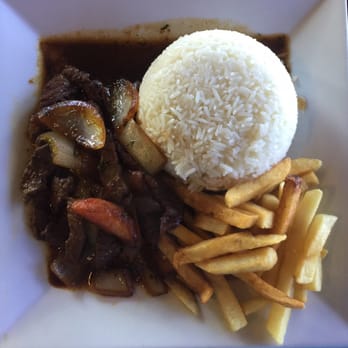 El Patio - Lomo Saltado on the lunch special menu for only $6.99 was very good :-) - Peruvian Near Me - Cape Coral, Florida