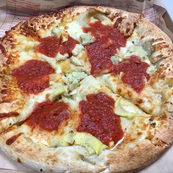 MOD Pizza - Lucy sunshine with extra red sauce (mega dough) - Fast Food Near Me - Schaumburg, Illinois MOD Pizza - Lucy sunshine with extra red sauce (mega dough) - Fast Food Near Me - Schaumburg, Illinois