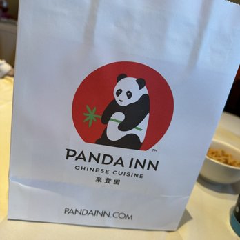 Panda Inn - To go bag really nice - Chinese Near Me - Ontario, California