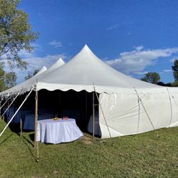 Deerhaven Campground - Wedding reception tent