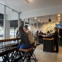 Station Craft Taproom Pizza - Interior near entrance