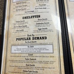 Pancake House - Breakfast Menu