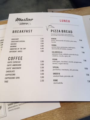 Menu photo 1 Mastino Amsterdam, NH Menu photo 1 Mastino Amsterdam, NH