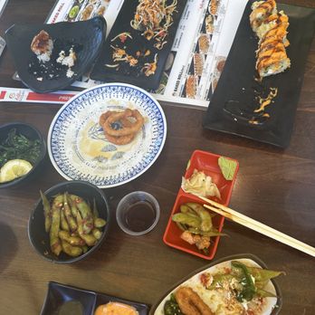 Hello Sushi - AYCE lunch special $19.99 plus $1 for each left over sushi pieces.... - Sushi Bars Near Me - Fullerton, California Hello Sushi - AYCE lunch special $19.99 plus $1 for each left over sushi pieces.... - Sushi Bars Near Me - Fullerton, California