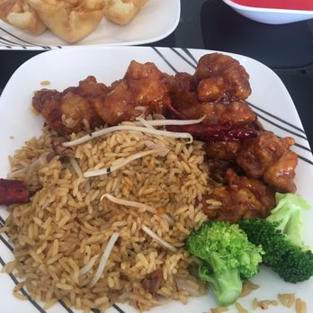 My House - Orange chicken with pork fried rice- lunch special - Chinese Near Me - Chandler, Arizona My House - Orange chicken with pork fried rice- lunch special - Chinese Near Me - Chandler, Arizona