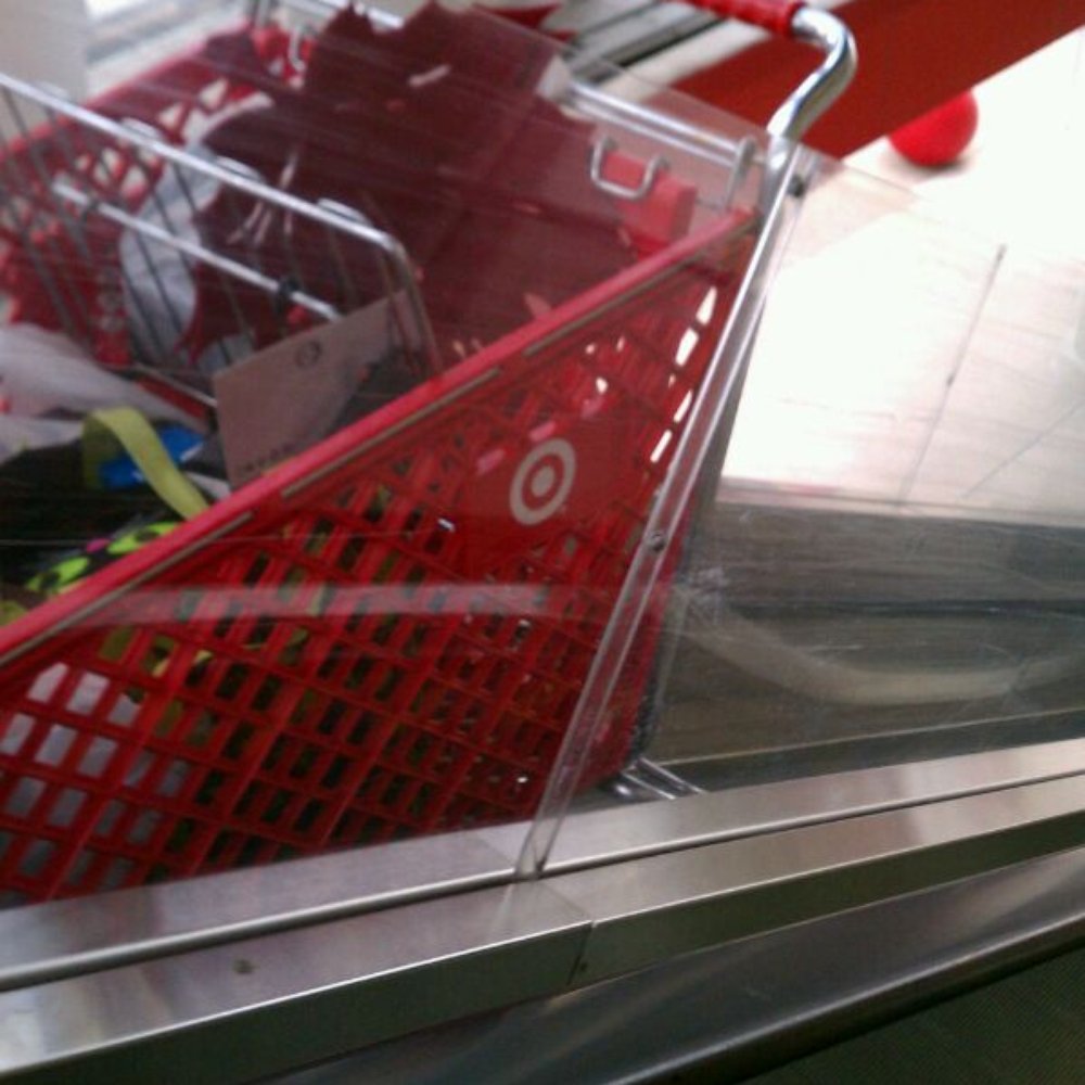 Target - Cart taking a ride on the cart escalator to the parking garage. - Department Stores Near Me - Orlando, Florida Target - Cart taking a ride on the cart escalator to the parking garage. - Department Stores Near Me - Orlando, Florida