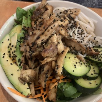 Global Cafe - Buddha Bowl with Chicken - Breakfast & Brunch Near Me - Lawrence, Kansas