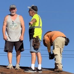 Rexway Roofing - 110° and they're working their bottoms off and no complaints.! hard-working men and gentlemen!!