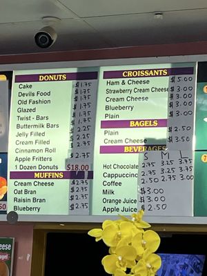 Menu photo 1 Christina's Donuts Glendale, CA
