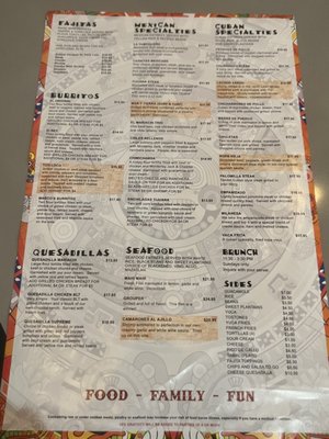 Menu photo 2 El Mariachi Coral Springs, FL