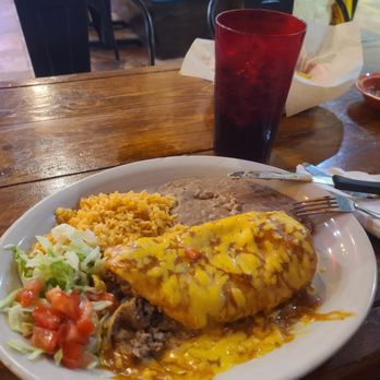 Jorge’s Mexican Restaurant - Chimichanga plate - Mexican Near Me - San Marcos, Texas