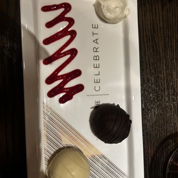 Cooper’s Hawk Winery & Restaurant - Chocolate Truffles - birthday treat! - Wine Bars Near Me - Middleton, Wisconsin