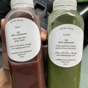 B'Gabs Comfort Cafe - Love Juice, Have Juice - Live/Raw Food Near Me - Chicago, Illinois