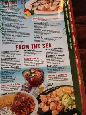 Menu photo 2 El Paraiso Plainfield, IN