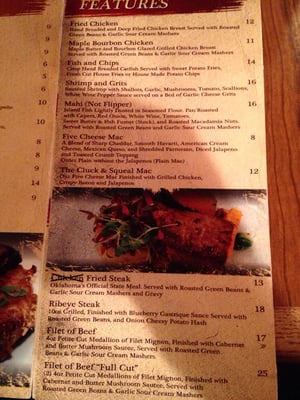 Menu photo 5 Painted Horse Bartlesville, OK