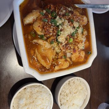 Asian Kitchen - Boiled Fish Fillet in Hot Chilli - Chinese Near Me - Durham, North Carolina