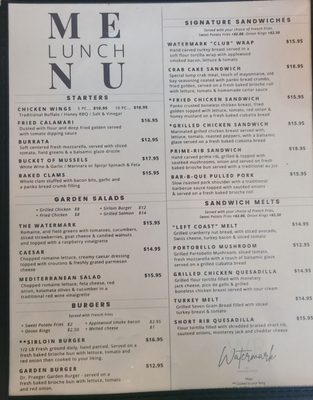 Menu photo 5 Watermark of Wading River Wading River, NY