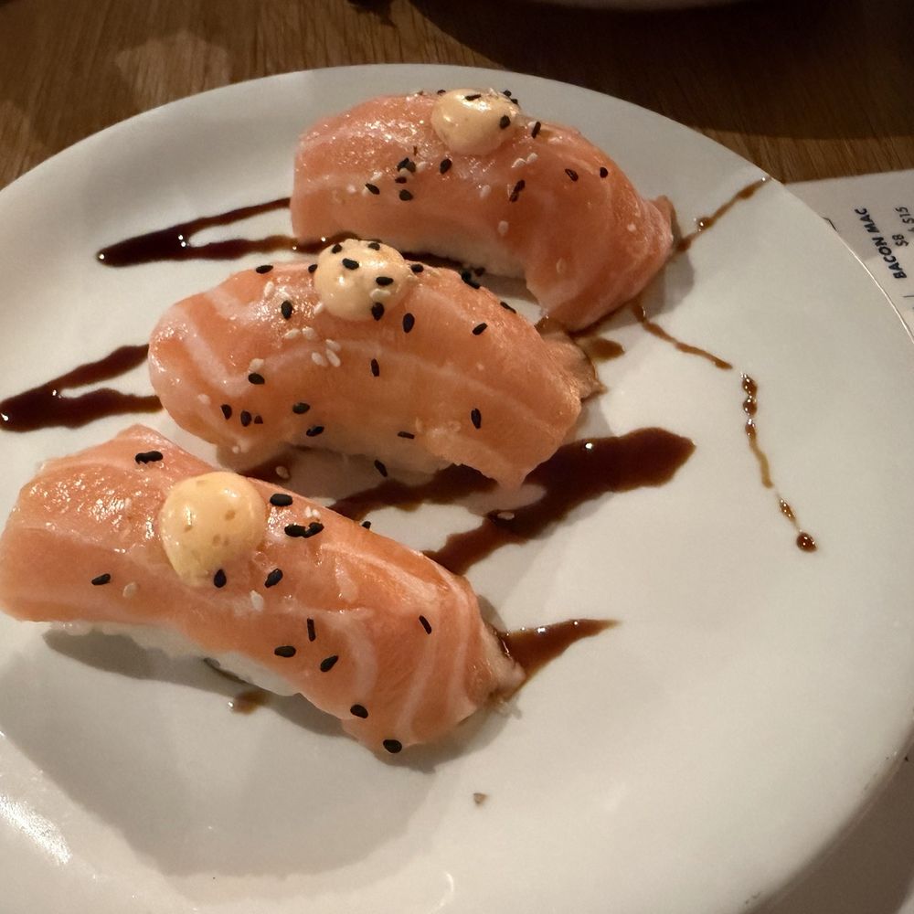 Salt Traders Zilker - Salmon Nigiri - Seafood Near Me - Austin, Texas