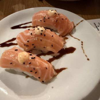 Salt Traders Zilker - Salmon Nigiri - Seafood Near Me - Austin, Texas