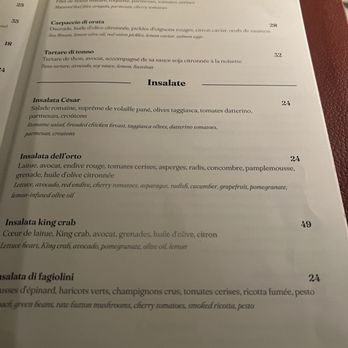 Siena - Menu - Italian Near Me - Paris