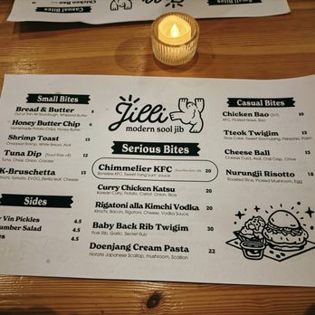 Jilli - Menu - Korean Near Me - Los Angeles, California