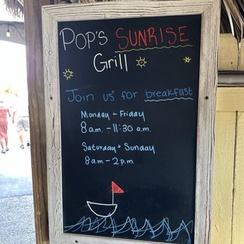 Pop's Sunset Grill - Seafood Near Me - Nokomis, Florida