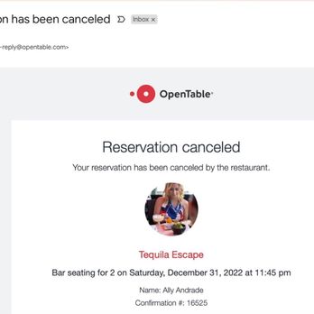 Tequila Escape - Ridgefield - Reservation canceled on 1/1/2023 at 6:37 am - Latin American Near Me - Ridgefield, Connecticut Tequila Escape - Ridgefield - Reservation canceled on 1/1/2023 at 6:37 am - Latin American Near Me - Ridgefield, Connecticut