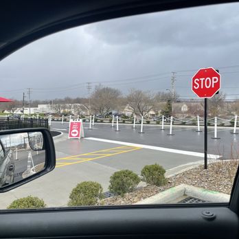 Chick-Fil-A - ows a stop sign in a parking lot - Fast Food Near Me - Westlake, Ohio