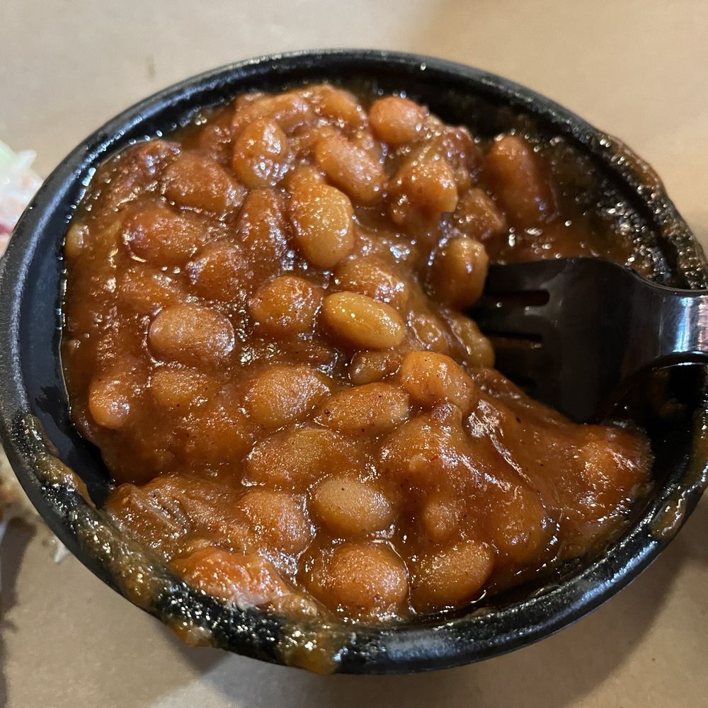 Mission BBQ - Mouth watering baked beans w/brisket. - Barbeque Near Me - Greenville, North Carolina Mission BBQ - Mouth watering baked beans w/brisket. - Barbeque Near Me - Greenville, North Carolina