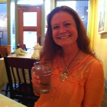 The Turtle Restaurant - Keri enjoys some agua fria. - Comfort Food Near Me - Brownwood, Texas