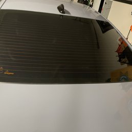 Rear window tint. Rear window tint.