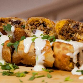 Taste Tiff's Catering - Beef Burrito Eggrolls - Personal Chefs Near Me