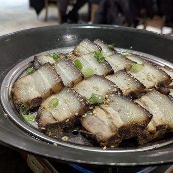 De Chou - Pork belly wraps. - Korean Near Me - Scarborough, Ontario De Chou - Pork belly wraps. - Korean Near Me - Scarborough, Ontario